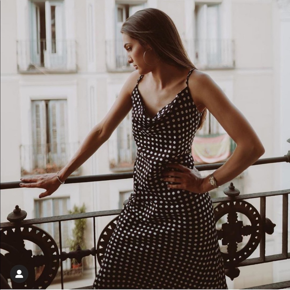 Last🔥Zara polka dot slip dress, bloggers favorite - Picture 3 of 10